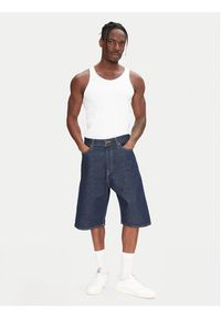 Jack & Jones - Jack&Jones Szorty jeansowe Ron 12272214 Granatowy Baggy Fit. Kolor: niebieski. Materiał: bawełna #5