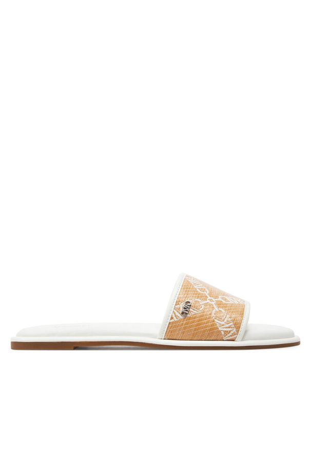 Klapki MICHAEL Michael Kors. Kolor: brązowy