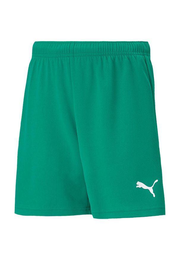 Puma - Spodenki TeamRISE Dla Dzieci. Kolor: zielony