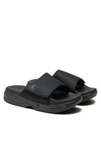 Calvin Klein Jeans Klapki Chunky Comf Slide YM0YM01017 Czarny. Kolor: czarny. Materiał: materiał