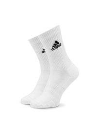 Adidas - adidas Skarpety wysokie unisex Cushioned Sportswear Crew Socks 6 Pairs HT3453 Biały. Kolor: biały. Materiał: bawełna