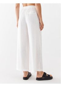 only - ONLY Spodnie materiałowe Tokyo 15259590 Biały Straight Fit. Kolor: biały. Materiał: len #7