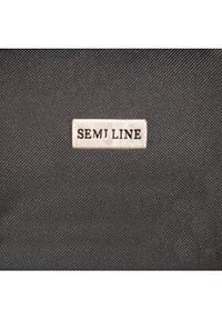 Semi Line Walizka średnia T5601-2 Czarny. Kolor: czarny. Materiał: materiał