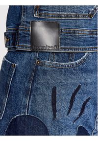 Desigual Kurtka jeansowa DISNEY My Mickey 22SWED16 Granatowy Regular Fit. Kolor: niebieski. Materiał: jeans, bawełna. Wzór: motyw z bajki #3