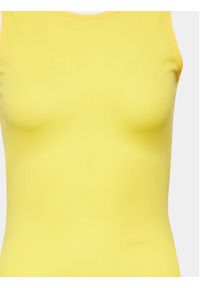 MISSION SWIM - Mission Swim Sukienka codzienna Amy Żółty Slim Fit. Okazja: na co dzień. Kolor: żółty. Materiał: wiskoza. Typ sukienki: proste. Styl: casual