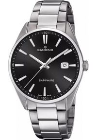 NoName - Zegarek męski Candino C4621-D srebrny. Kolor: srebrny #1