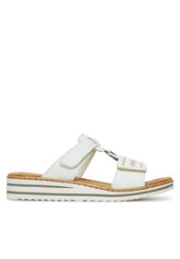 Klapki Rieker. Kolor: biały #1
