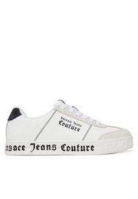 Versace Jeans Couture Sneakersy 80YA3SK6 ZPB82 Biały. Kolor: biały. Materiał: skóra #1