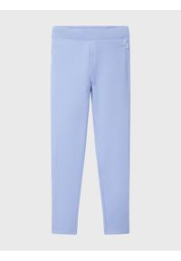 Tom Tailor Legginsy 1033235 Niebieski Slim Fit. Kolor: niebieski. Materiał: bawełna