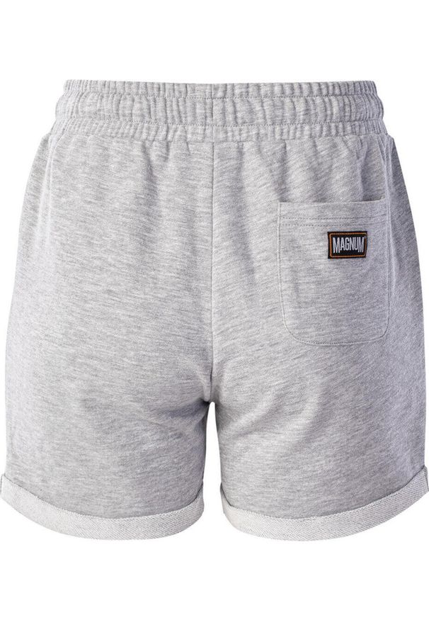 Damskie Sportowe spodenki dresowe Magnum Caprea Shorts. Kolor: szary. Materiał: dresówka. Długość: krótkie