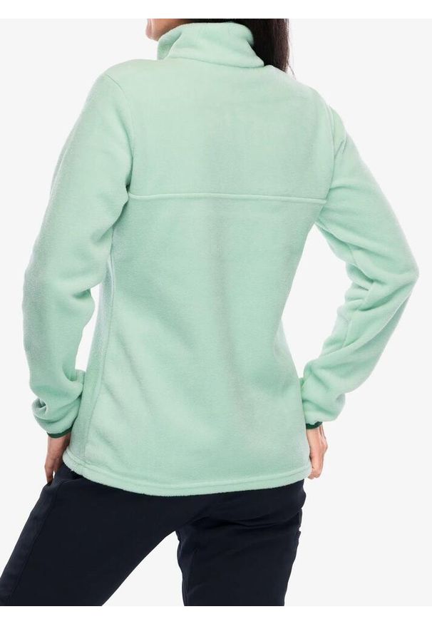 columbia - Bluza damska bez kaptura Columbia Benton Springs Half Snap Pull Over II. Typ kołnierza: bez kaptura. Kolor: zielony. Sport: turystyka piesza