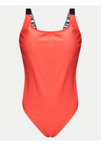 Calvin Klein Swimwear Strój kąpielowy KW0KW01942 Pomarańczowy. Kolor: pomarańczowy. Materiał: syntetyk