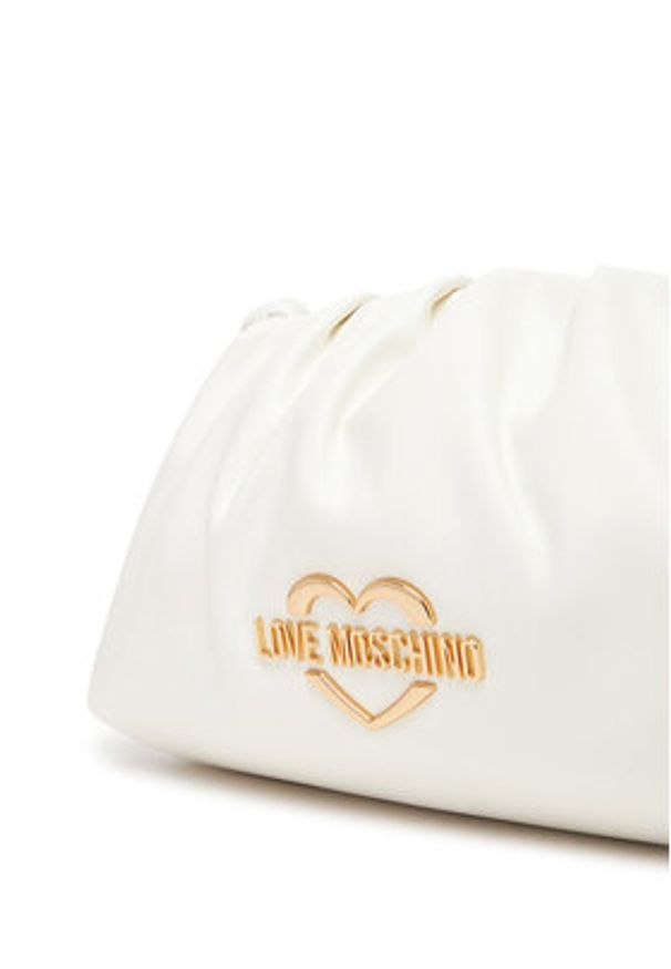 Love Moschino - LOVE MOSCHINO Torebka JC4286PP0MKK0100 Biały. Kolor: biały. Materiał: skórzane