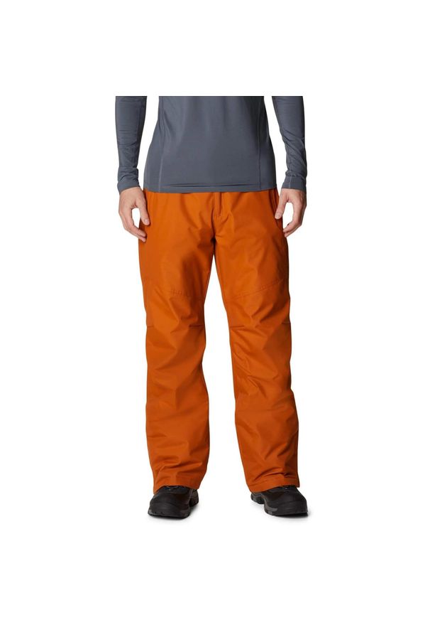 columbia - Spodnie narciarskie męskie Bugaboo IV Pant. Kolor: żółty, pomarańczowy, wielokolorowy. Materiał: dresówka. Sport: narciarstwo