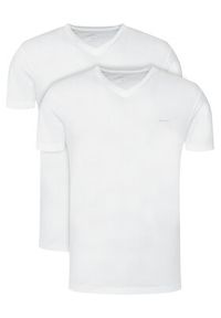 GANT - Gant Komplet 2 t-shirtów 900012018 Biały Regular Fit. Kolor: biały. Materiał: bawełna #5