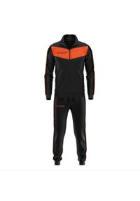 Givova Dres Banda Triacetat 4XL. Kolor: czarny, pomarańczowy, wielokolorowy. Materiał: dresówka. Sport: piłka nożna