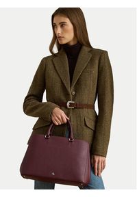 Lauren Ralph Lauren - LAUREN RALPH LAUREN Torebka 431898556043 Bordowy. Kolor: czerwony. Materiał: skórzane #4