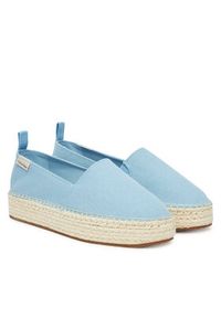 Calvin Klein Jeans Espadryle Platform Espadrille Ml Cs YW0YW01871 Błękitny. Kolor: niebieski. Materiał: materiał. Obcas: na platformie #6