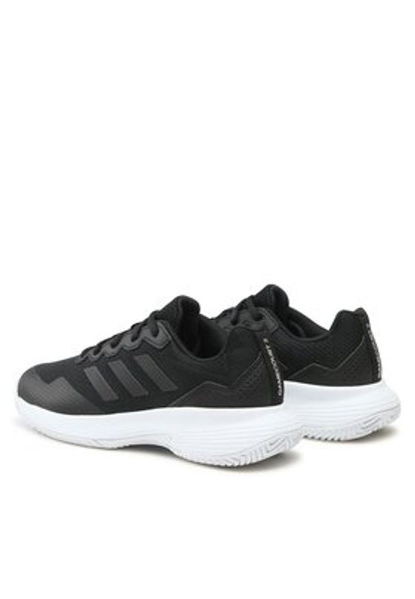 Adidas - adidas Buty do tenisa Gamecourt 2.0 Tennis Shoes ID1494 Czarny. Kolor: czarny. Materiał: materiał. Sport: tenis
