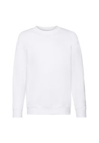 FRUIT OF THE LOOM - Bluza Dziecięca/dziecięca Premium Plain Setin. Kolor: biały
