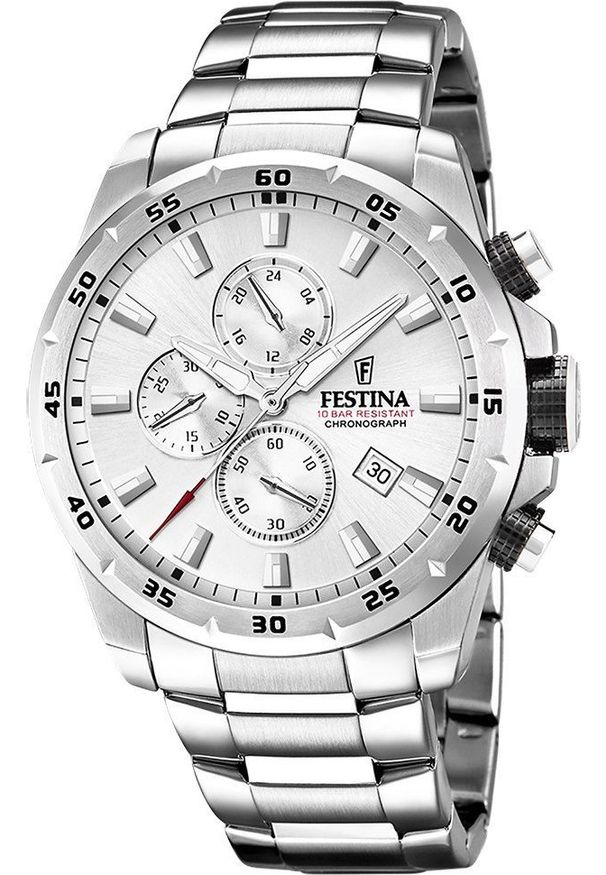 Zegarek Festina Zegarek męski Festina F20463-1 srebrny. Kolor: srebrny