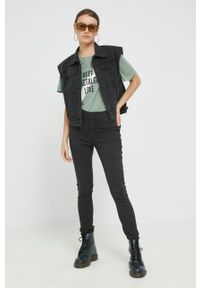 JDY jeansy damskie high waist. Stan: podwyższony. Kolor: szary #4