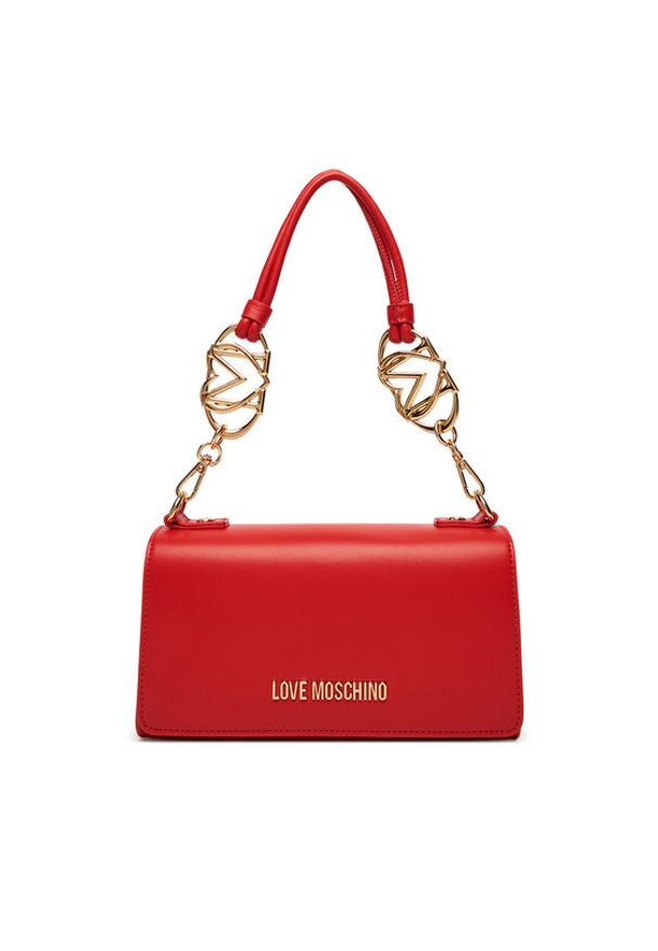Love Moschino - LOVE MOSCHINO Torebka JC4051PP1NLF0500 Czerwony. Kolor: czerwony. Materiał: skórzane