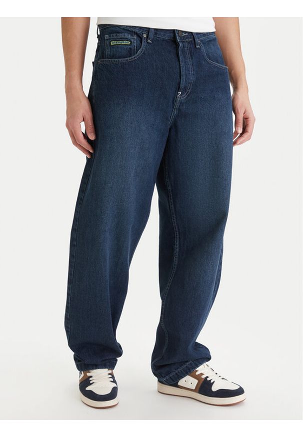 DC Shoes Jeansy Worker EDYDP03433 Granatowy Baggy Fit. Kolor: niebieski