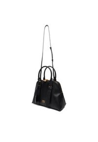 Pinko - PINKO Torebka Bowling Bag Medium AI 25-26 PLTT 105906 A0QO Czarny. Kolor: czarny. Materiał: skórzane #3
