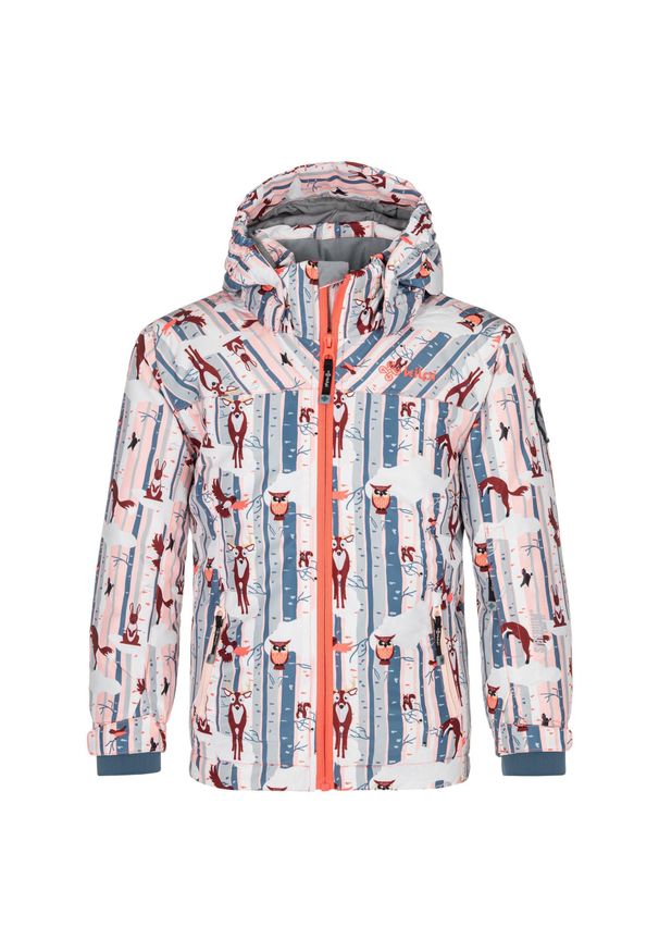 Dziecięca kurtka narciarska Kilpi JENOVA-JG. Kolor: różowy. Sezon: zima. Sport: narciarstwo