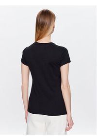 New Balance T-Shirt Essentials Stacked Logo WT31546 Czarny Athletic Fit. Kolor: czarny. Materiał: bawełna #3