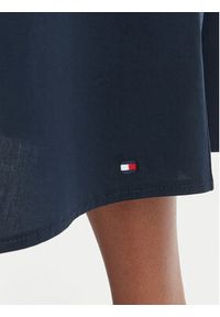 TOMMY HILFIGER - Tommy Hilfiger Sukienka codzienna WW0WW49628 Granatowy Regular Fit. Okazja: na co dzień. Kolor: niebieski. Materiał: bawełna. Typ sukienki: proste. Styl: casual #3