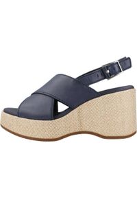 Clarks - Sandały CLARKS MANON WISH Niebieski. Kolor: niebieski. Materiał: skóra. Sezon: lato