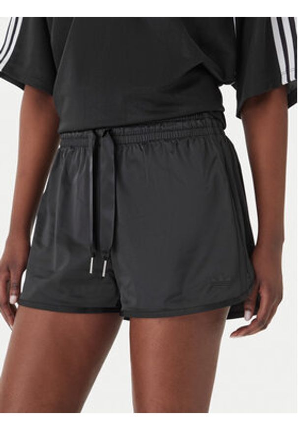 Adidas - adidas Szorty sportowe Pearl Jacquard KC7866 Czarny Loose Fit. Kolor: czarny. Materiał: syntetyk