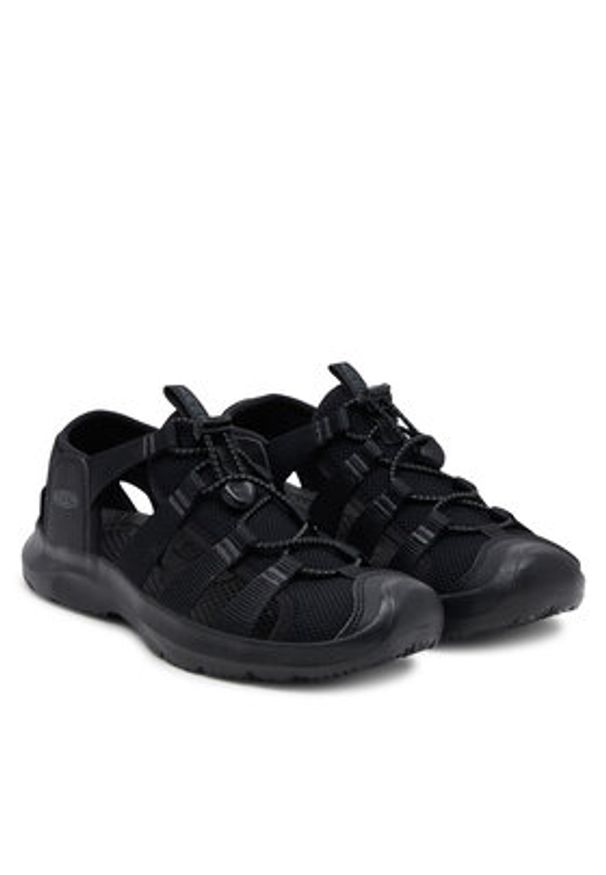 keen - Keen Sandały Seanik H2 W 1030760 Czarny. Kolor: czarny. Materiał: materiał