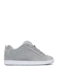 DC Shoes Sneakersy EO-COURT GRAFFIK SD DC02222025 Szary. Kolor: szary. Materiał: skóra, zamsz #1