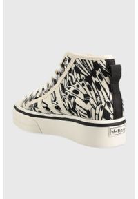 adidas Originals trampki NIZZA PLATFORM damskie kolor beżowy. Nosek buta: okrągły. Zapięcie: sznurówki. Kolor: beżowy. Materiał: materiał. Szerokość cholewki: normalna. Obcas: na platformie #2