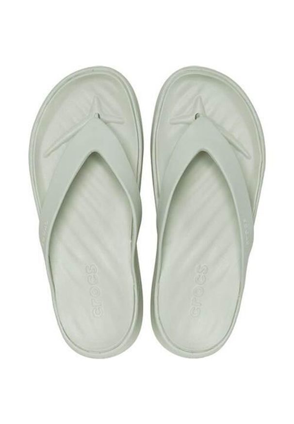 Japonki damskie Crocs C4615. Kolor: zielony. Materiał: materiał, syntetyk. Styl: sportowy