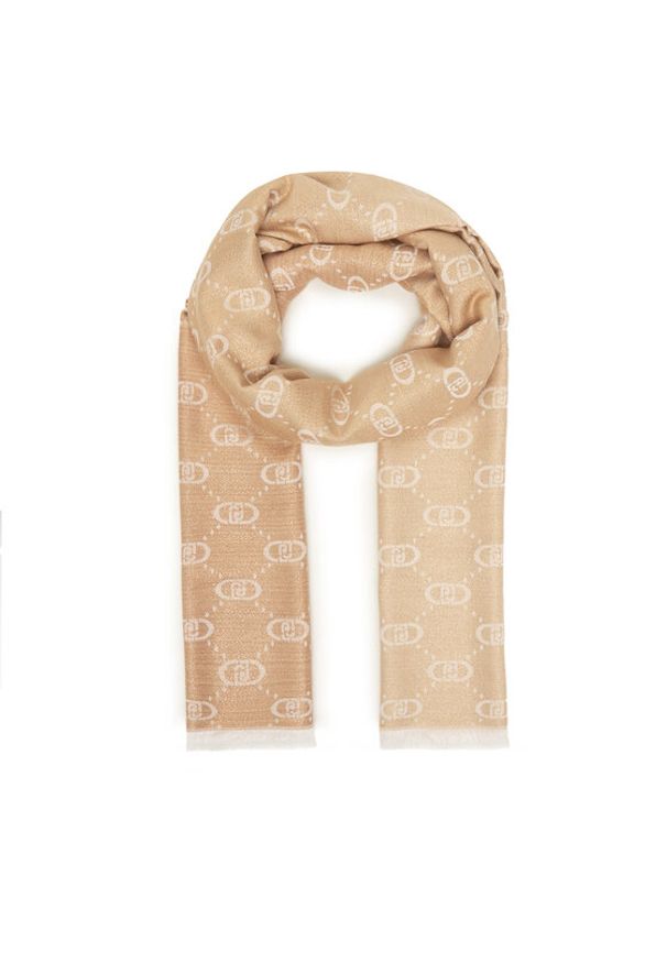 Liu Jo Szal 2F5043 T0300 Beżowy. Kolor: beżowy. Materiał: wiskoza