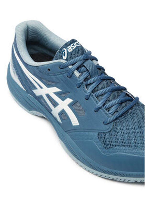 Asics Buty halowe Gel-Court Hunter 3 1071A088 Niebieski. Kolor: niebieski. Materiał: skóra