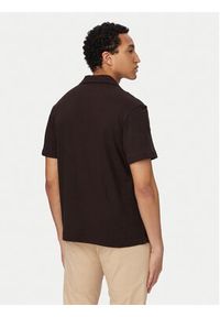 Lacoste Polo DH1969 Brązowy ciemny Classic Fit. Typ kołnierza: polo. Kolor: brązowy. Materiał: bawełna #2