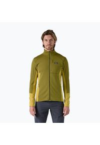Bluza polarowa męska Patagonia R1 Hybrid. Kolor: zielony. Materiał: polar
