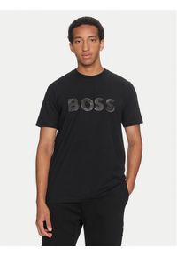 BOSS - Boss T-Shirt Jagged 1 50519365 Czarny Relaxed Fit. Kolor: czarny. Materiał: bawełna