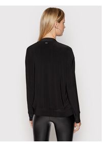 DKNY Bluzka P1RHZC90 Czarny Regular Fit. Kolor: czarny. Materiał: syntetyk #3