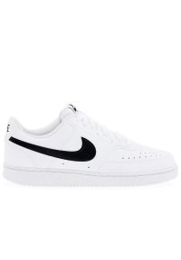 Buty Nike Court Vision Low Next Nature DH2987-101 - białe. Zapięcie: sznurówki. Kolor: biały. Materiał: materiał, skóra, syntetyk, guma. Szerokość cholewki: normalna. Sezon: lato. Model: Nike Court