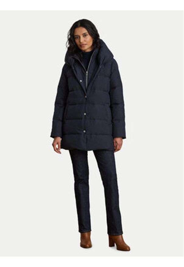Lauren Ralph Lauren - LAUREN RALPH LAUREN Kurtka puchowa 297962420001 Granatowy Regular Fit. Kolor: niebieski. Materiał: syntetyk