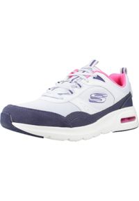 skechers - Tenisówki Skechers Model Skech-air Court Kolor Niebieski. Kolor: różowy, niebieski, wielokolorowy, biały. Materiał: tkanina, skóra