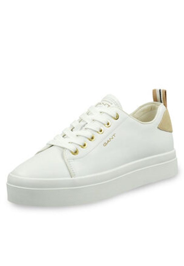 GANT - Gant Sneakersy 30531921 Biały. Kolor: biały. Materiał: skóra