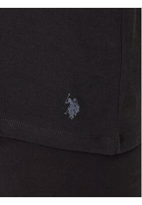 U.S. Polo Assn. Komplet 2 t-shirtów 80196 Czarny Regular Fit. Typ kołnierza: polo. Kolor: czarny. Materiał: bawełna #4