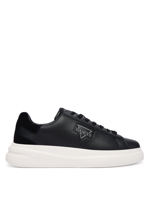 Guess Sneakersy FMFBAN LEL12 Czarny. Kolor: czarny. Materiał: skóra